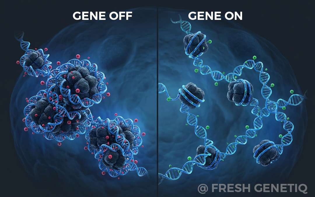 Methyl transfer process involved in genetic methylation